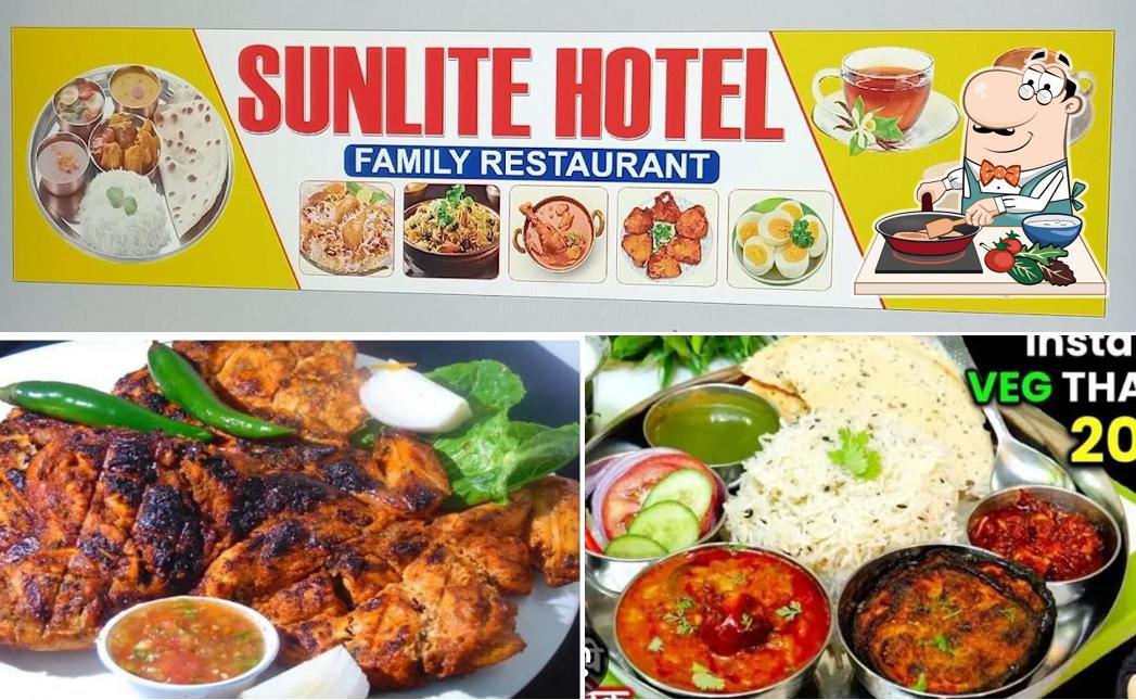 Chicken curry at SUNLITE Hotel Doboka