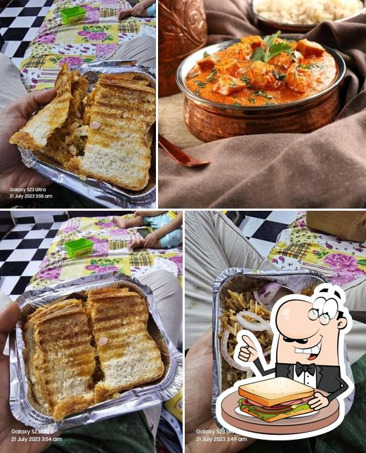 Grilled cheese sandwich at Sindhi Rasoi