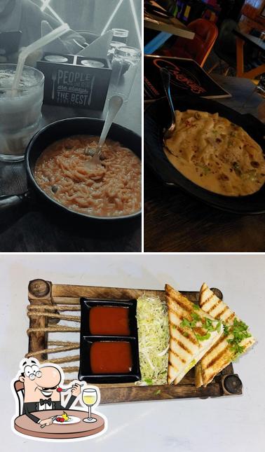 Food at The Calories Cafe