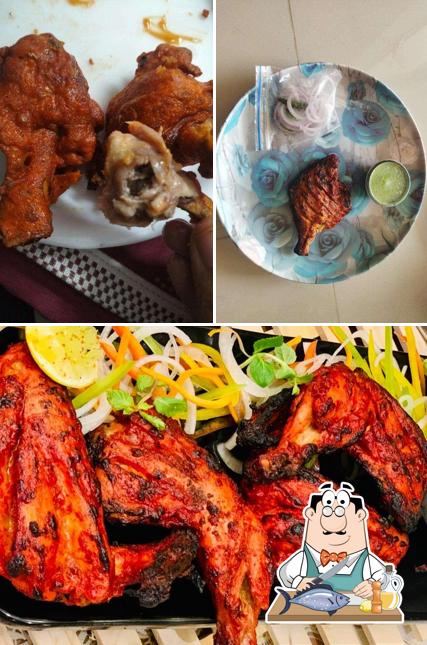 Grilled salmon at World Of Tandoor