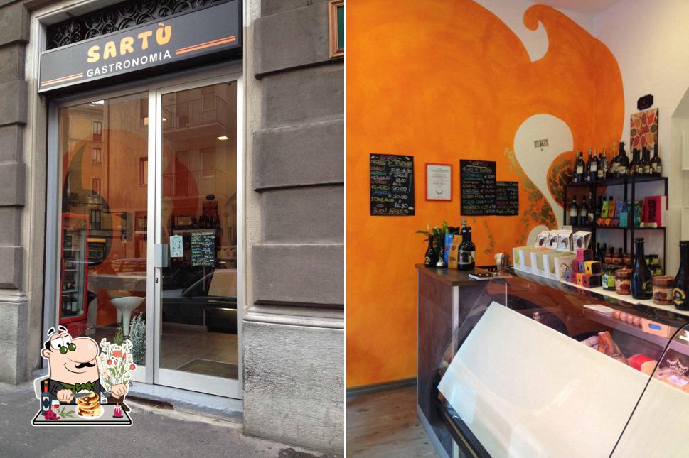 È gradevole prendersi un bicchiere di vino a Sartù