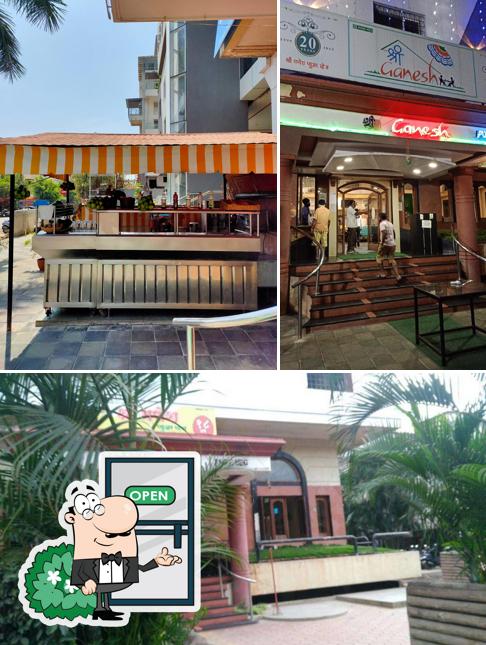 The exterior of Shree Ganesh Restaurant - Pure Veg