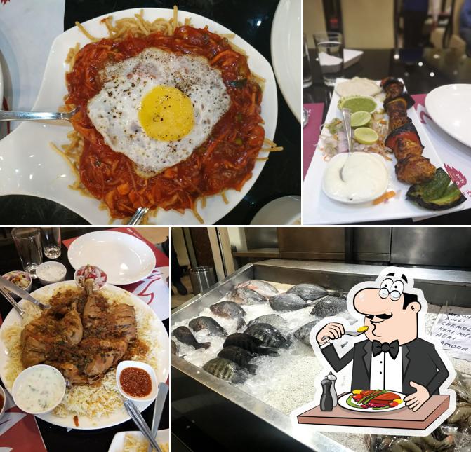 Food at The Hot Spot Restaurant