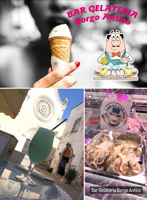 Ostriche al Gelateria Borgo Antico