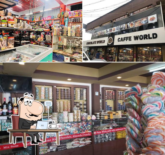The interior of ziz chocolate world
