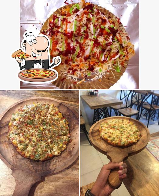 Try out various types of pizza
