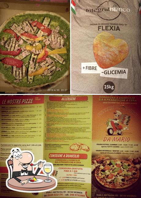Cibo al Pizzeria Da Asporto Da Mario