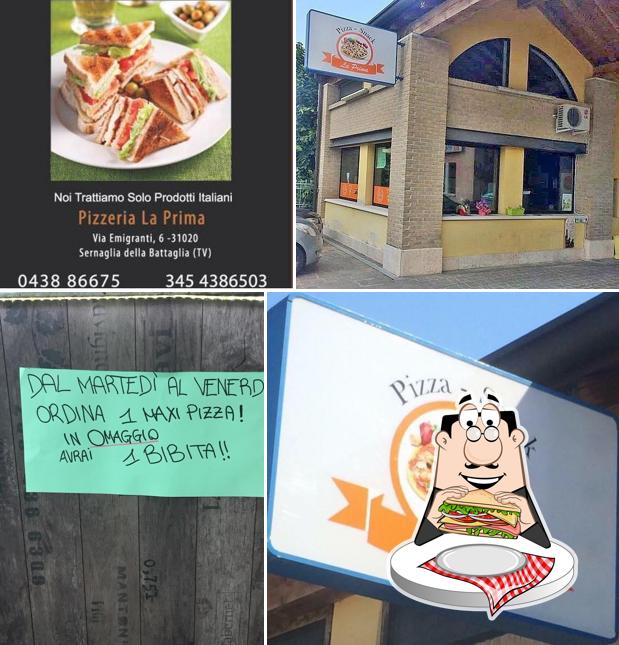 Club sandwich al Pizzeria La Prima