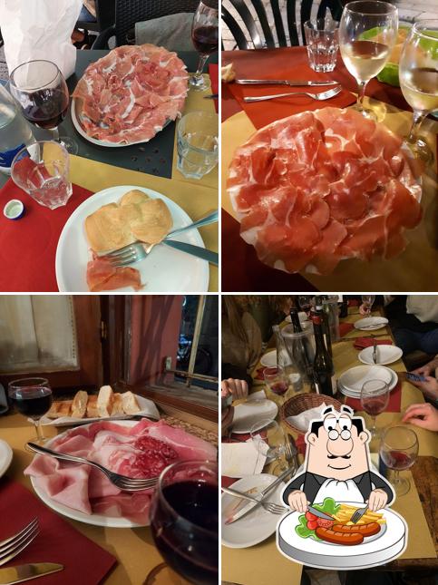 Prosciutto crudo al Enoteca Fontana