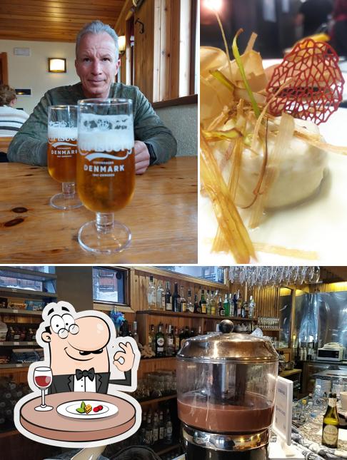 BAR Ristorante Scuola di sci Borgata Sestriere si caratterizza per la cibo e bancone da bar