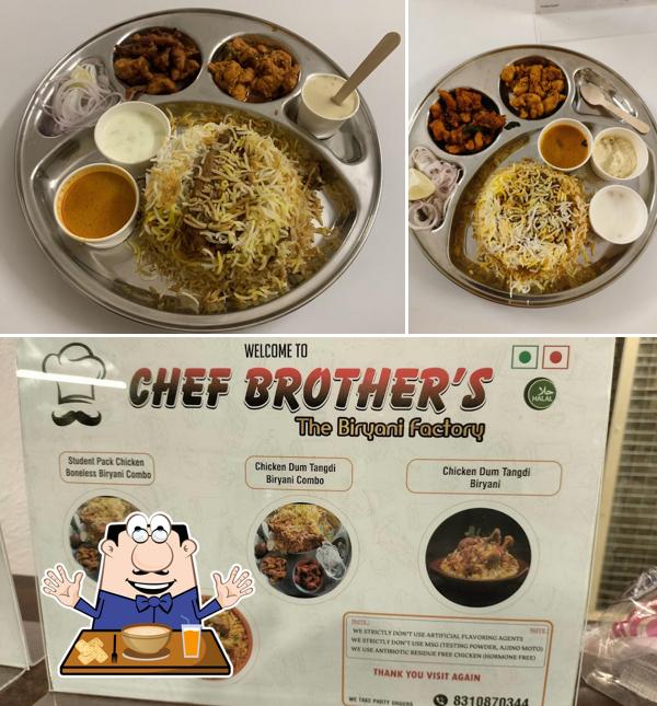 Food at Chef brothers biryani queen's outlet