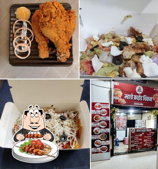 Food at M'FC Mhatre's Fried Chicken