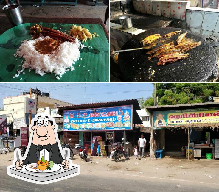The photo of MS Hotel’s food and exterior