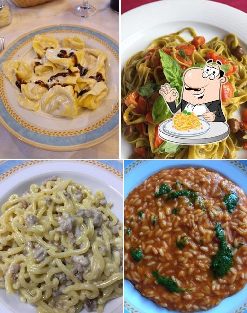 Spaghetti alla carbonara al Ristorante Albergo Osteria "Come una volta"