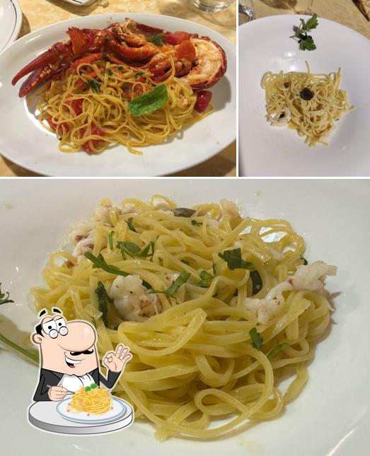 Spaghetti alla carbonara al Ristorante Il Potestà