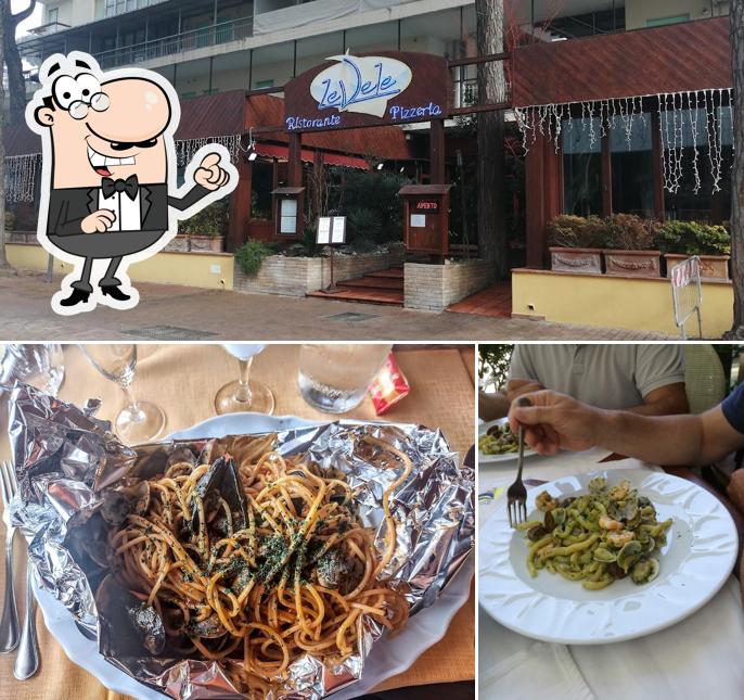 Puoi goderti l'aria fresca da seduto all'esterno di RISTORANTE LE VELE