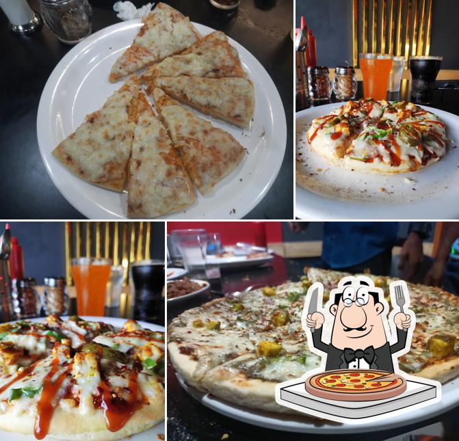 Get pizza at The D Pizza