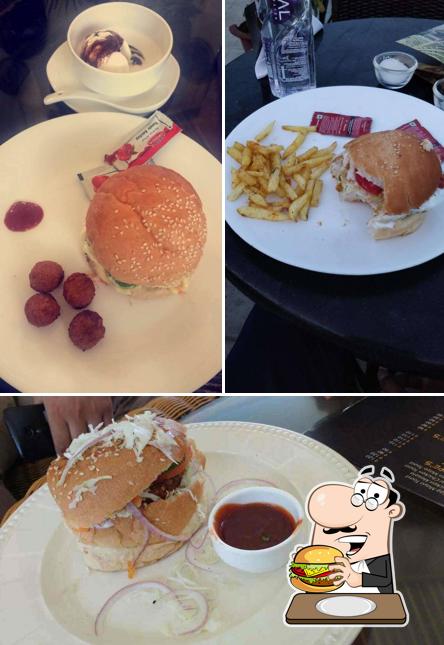 Order a burger at FIRST CUP