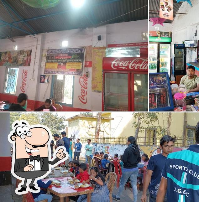 The interior of Engineering college canteen Bhai Da Canteen