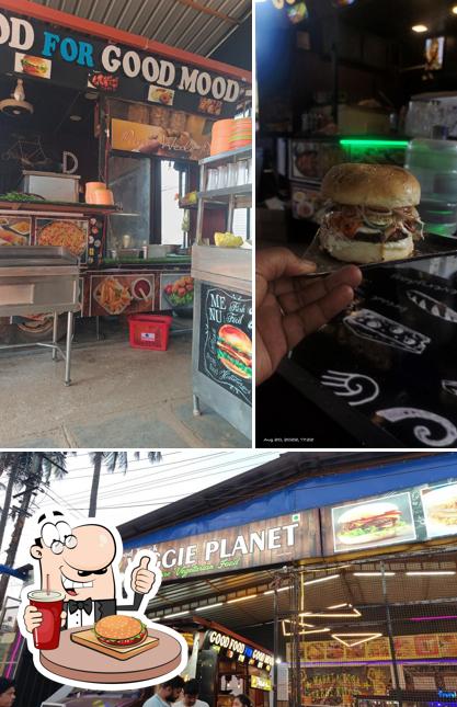 Try out a burger at FOOD TRUCK