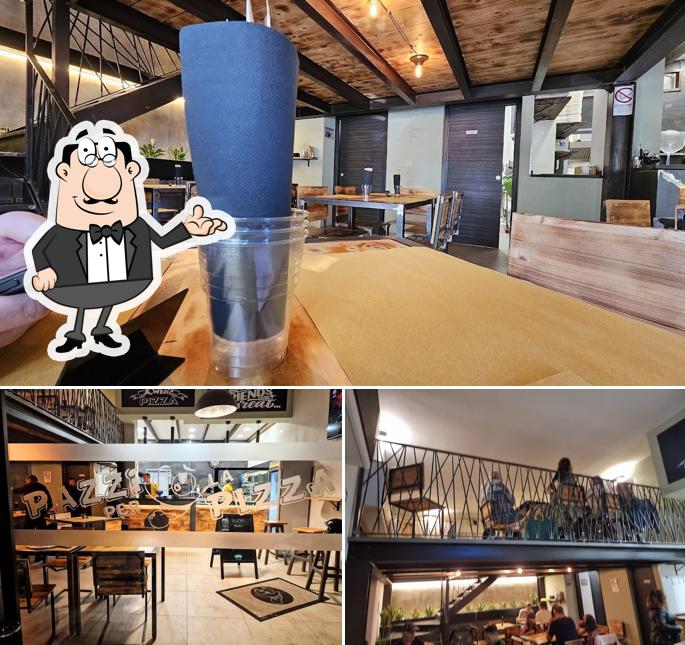 Gli interni di Pizzeria Pazzi per La Pizza