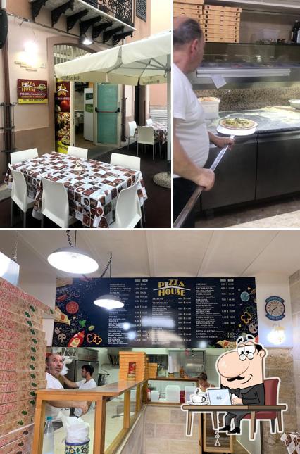 Gli interni di Pizza House