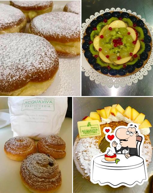 Non scordarti di ordinare un dessert a Pasticceria Bar Acquaviva