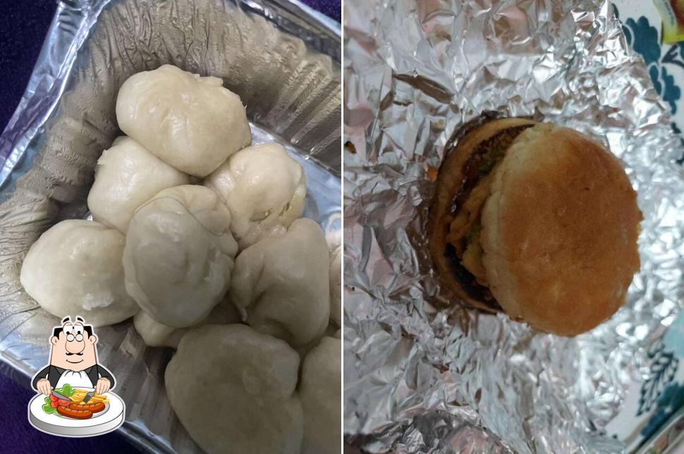 Pulled pork sandwich at All About Momos & Mumbaiya Vada Pao Vala