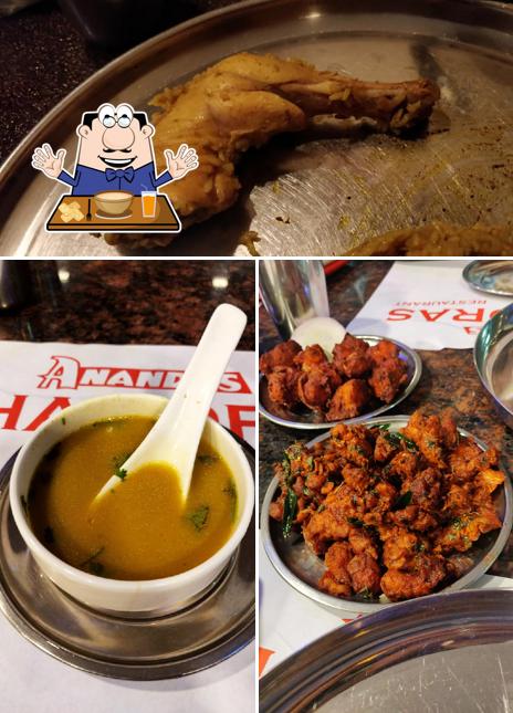 Food at Chandra's Restaurant - A/C
