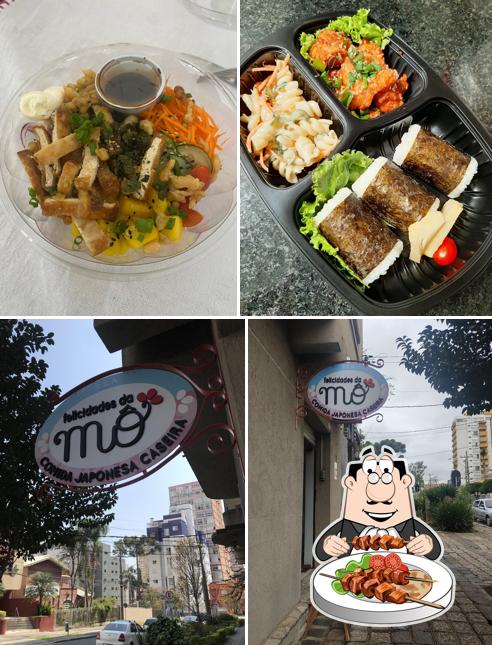 Dê uma olhada a foto apresentando comida e exterior no Felicidades da Mô