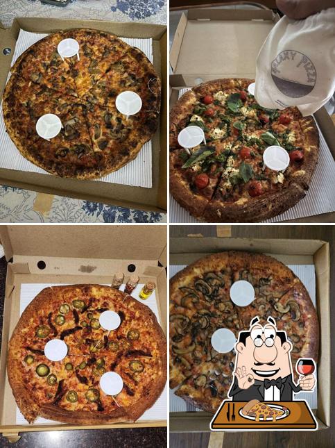 At Galaxy Pizza, you can enjoy pizza