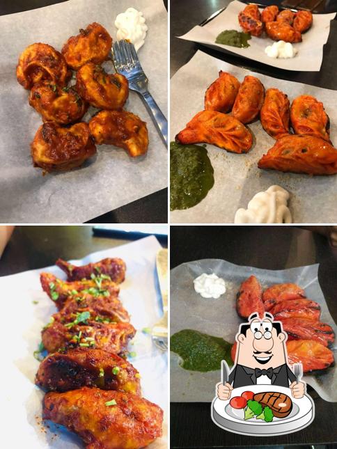 Meat dishes are served at The Momo Panda