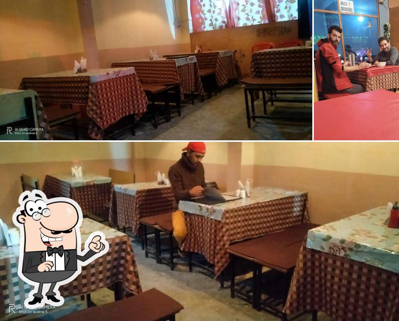 The interior of The Shiva Valley Cafe Jibhi