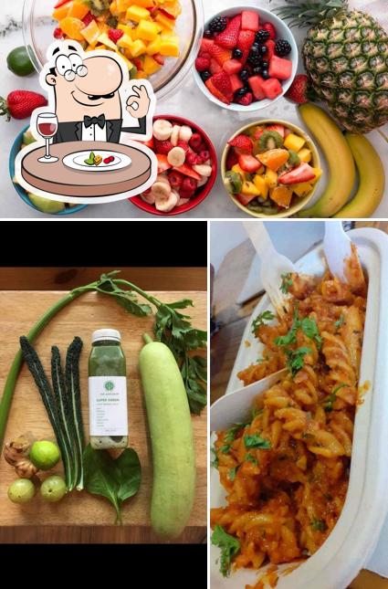 Food at The Juice Shop