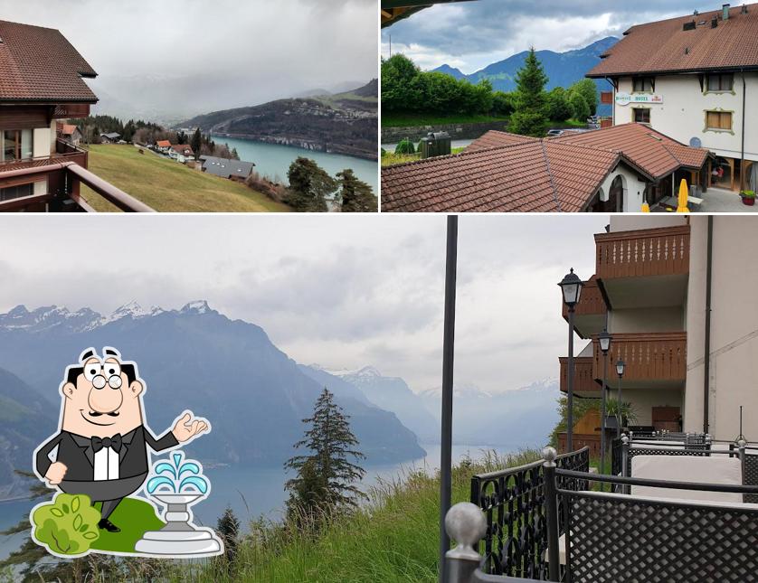 Gli esterni di Ferien- & Seminarhotel Bellevue, Seelisberg