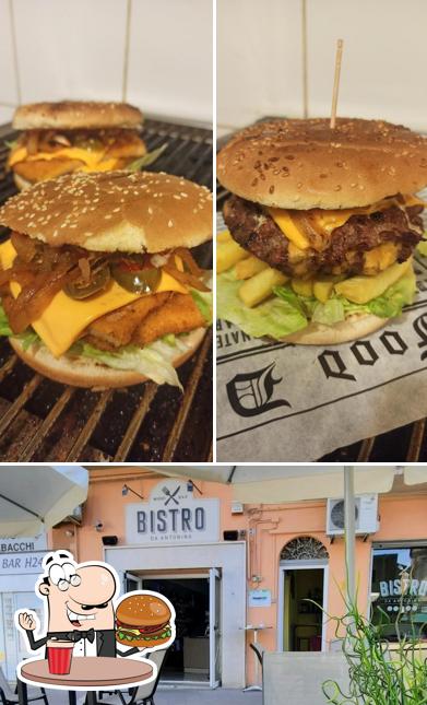 Gli hamburger di Bistro da Antonina potranno soddisfare i gusti di molti