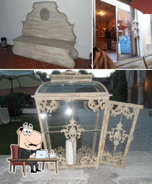 Gli interni di Cafè Porteno