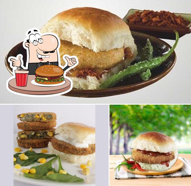 Try out a burger at Goli Vada Pav No1