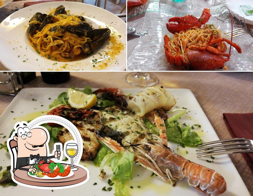 Prenditi la cucina di mare a Ristorante Pizzeria Isola Verde