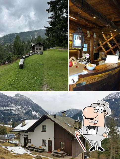 Gli esterni di Malga Roncac