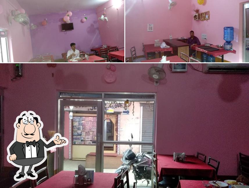 The interior of ALL HEAVENS FAMILY RESTRO
