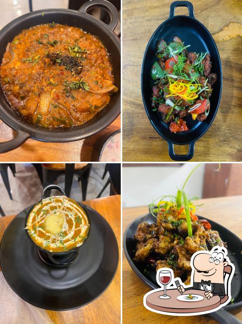 Food at Desi Makkhan