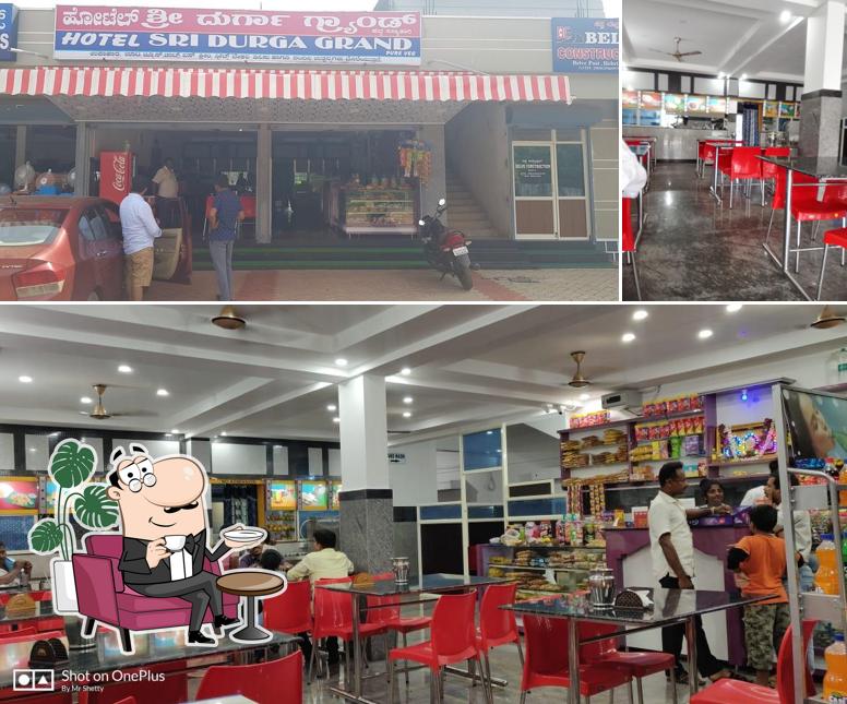 The interior of Hotel Shree Durga Grand