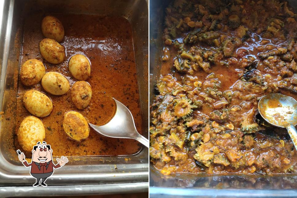 Food at Krupa curry corner
