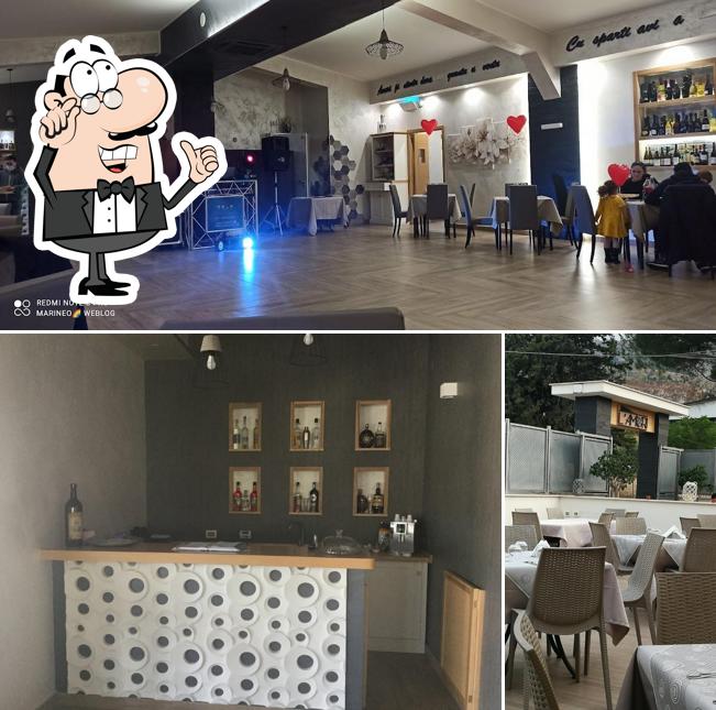 Gli interni di L'Amuri Marineo Ristorante Pizzeria