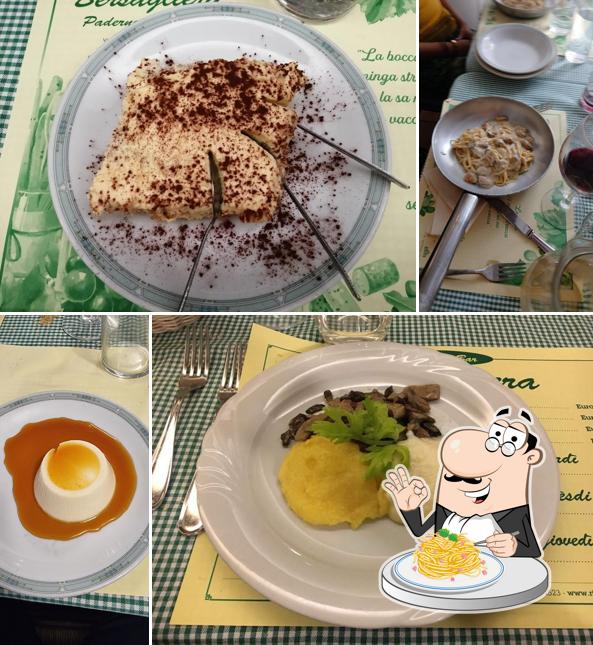 Spaghetti alla carbonara al Osteria Bersagliera