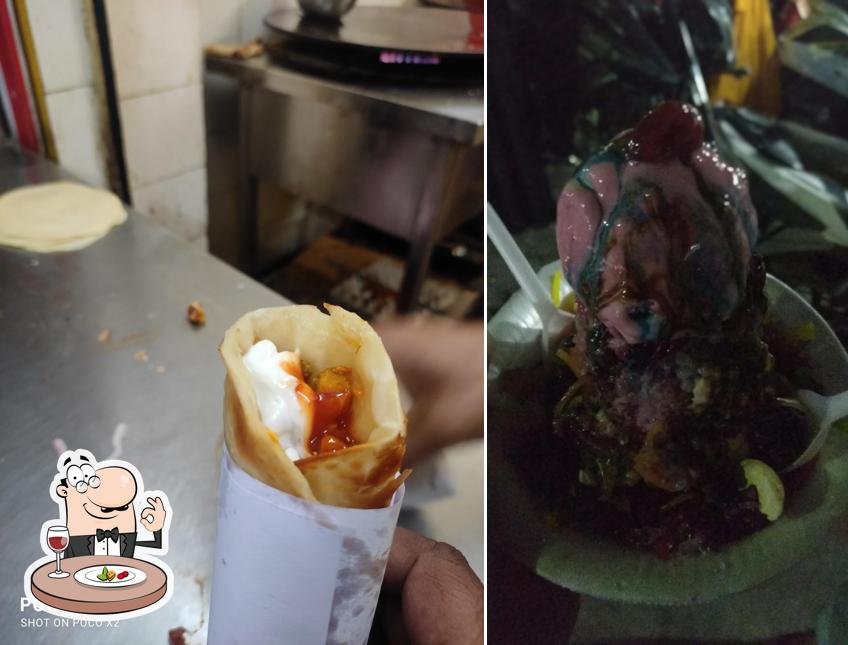 Food at The Roll 'A' Wrap