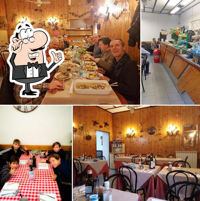 Gli interni di Trattoria Al 106