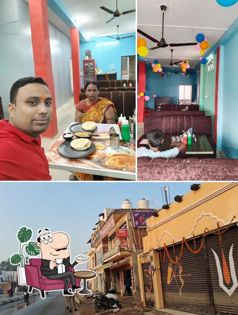 The image of Shri Ayodhya Dham Restaurant’s interior and exterior