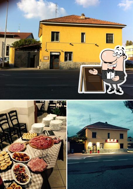 Guarda la immagine che raffigura la esterno e cibo di Vino e Cucina